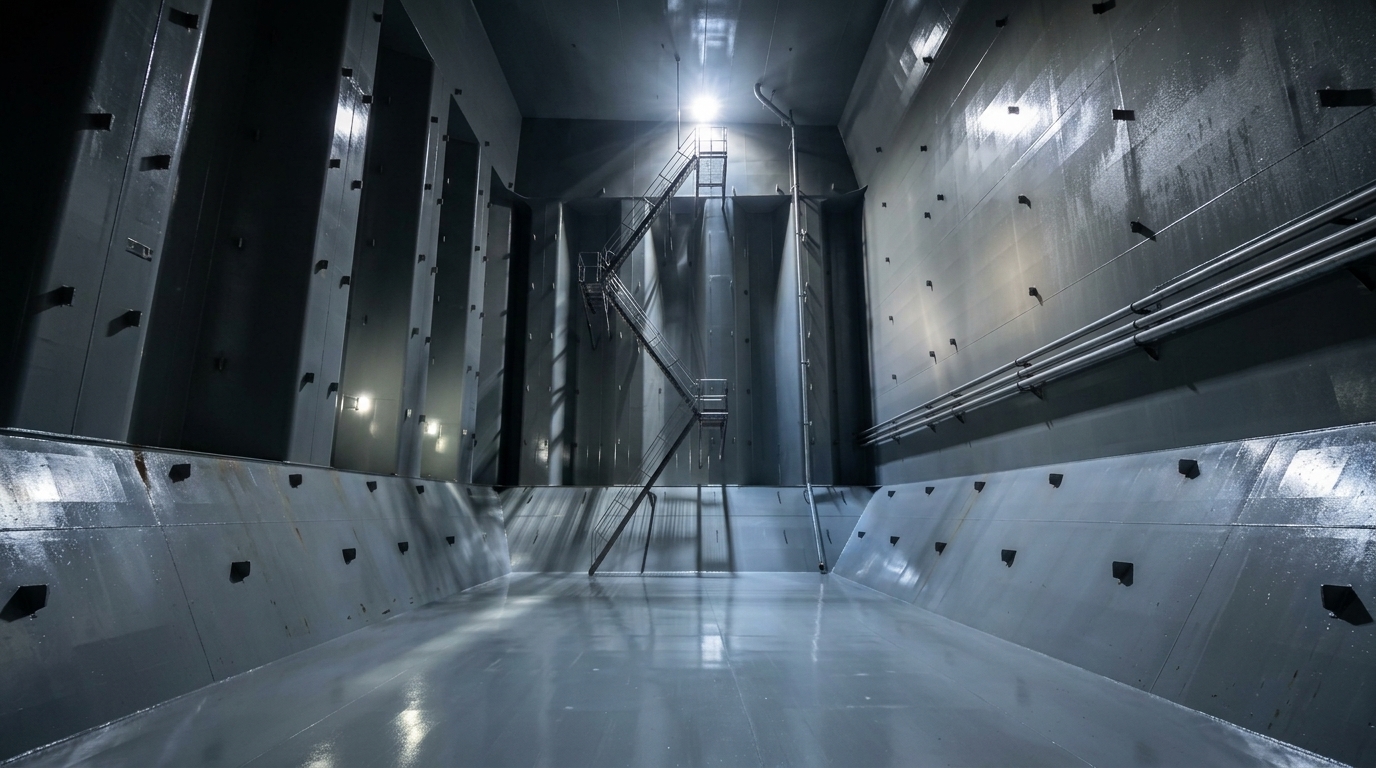 Cargo tank walls and ladder, final inspection